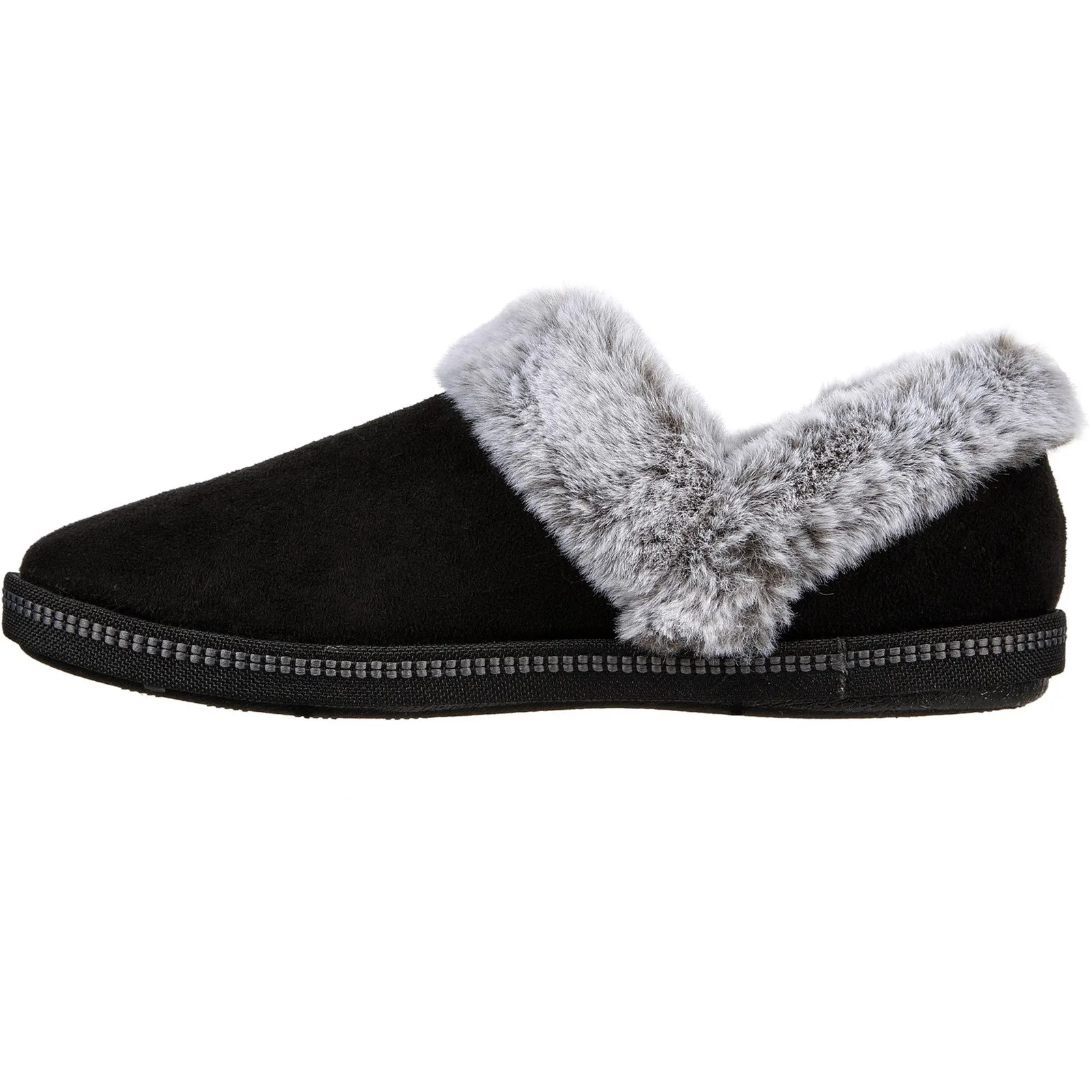 Skechers Womens Cozy Campfire Fresh Toast 167219W-BLK Black Slip On Shoe