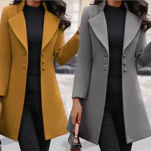 Slim-Tweed Fashion Coat Jackets