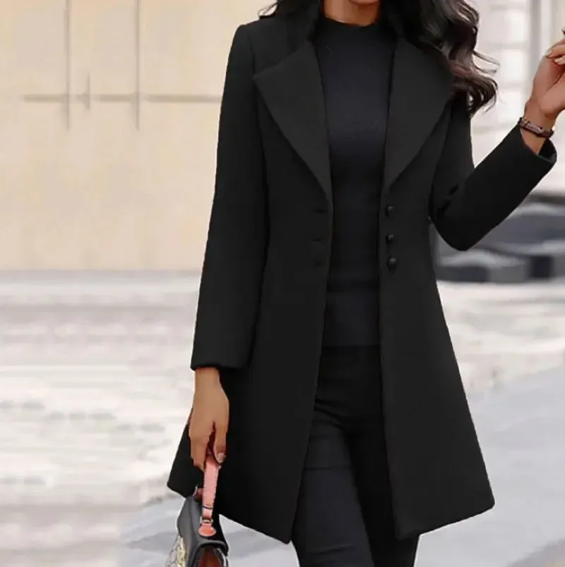 Slim-Tweed Fashion Coat Jackets