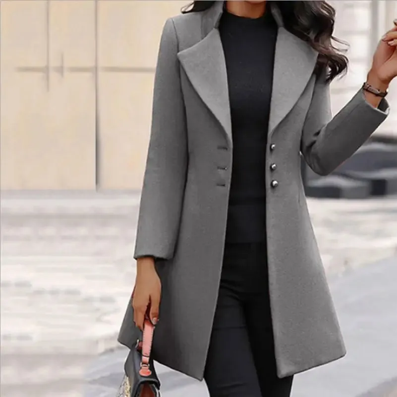 Slim-Tweed Fashion Coat Jackets