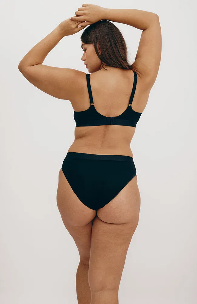Soft touch bralette zwart