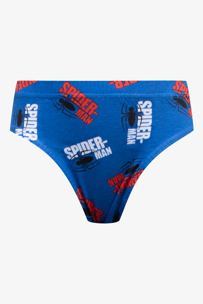 Spider-Man 3 Pack Briefs Blue & Red