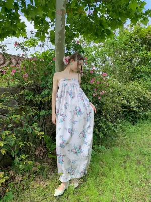 [SPOII UNOSA] Little Mermaid’s Sister Floral Midi Dress Holiday Vacation Dress Gown