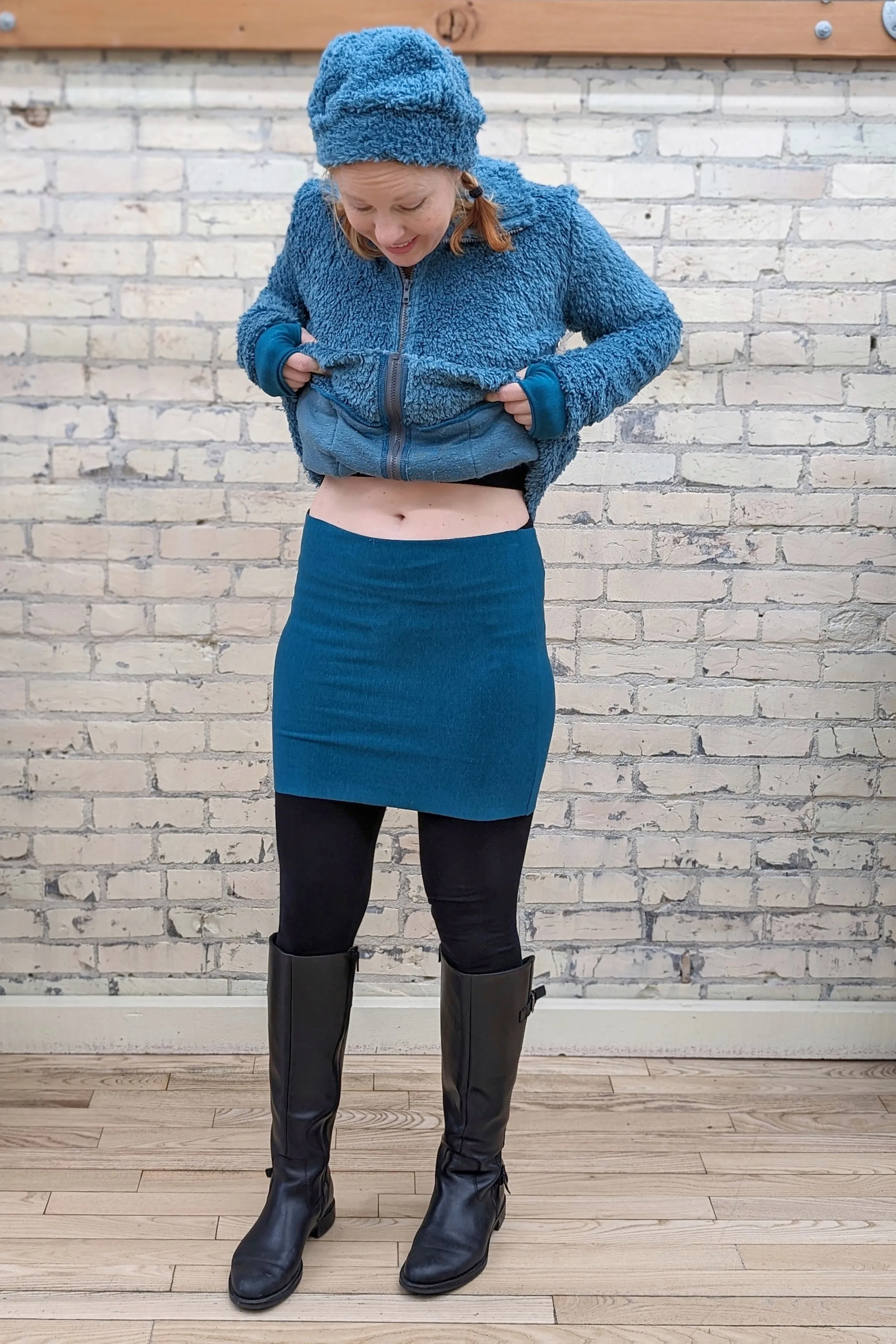 Teal Lana Skirt