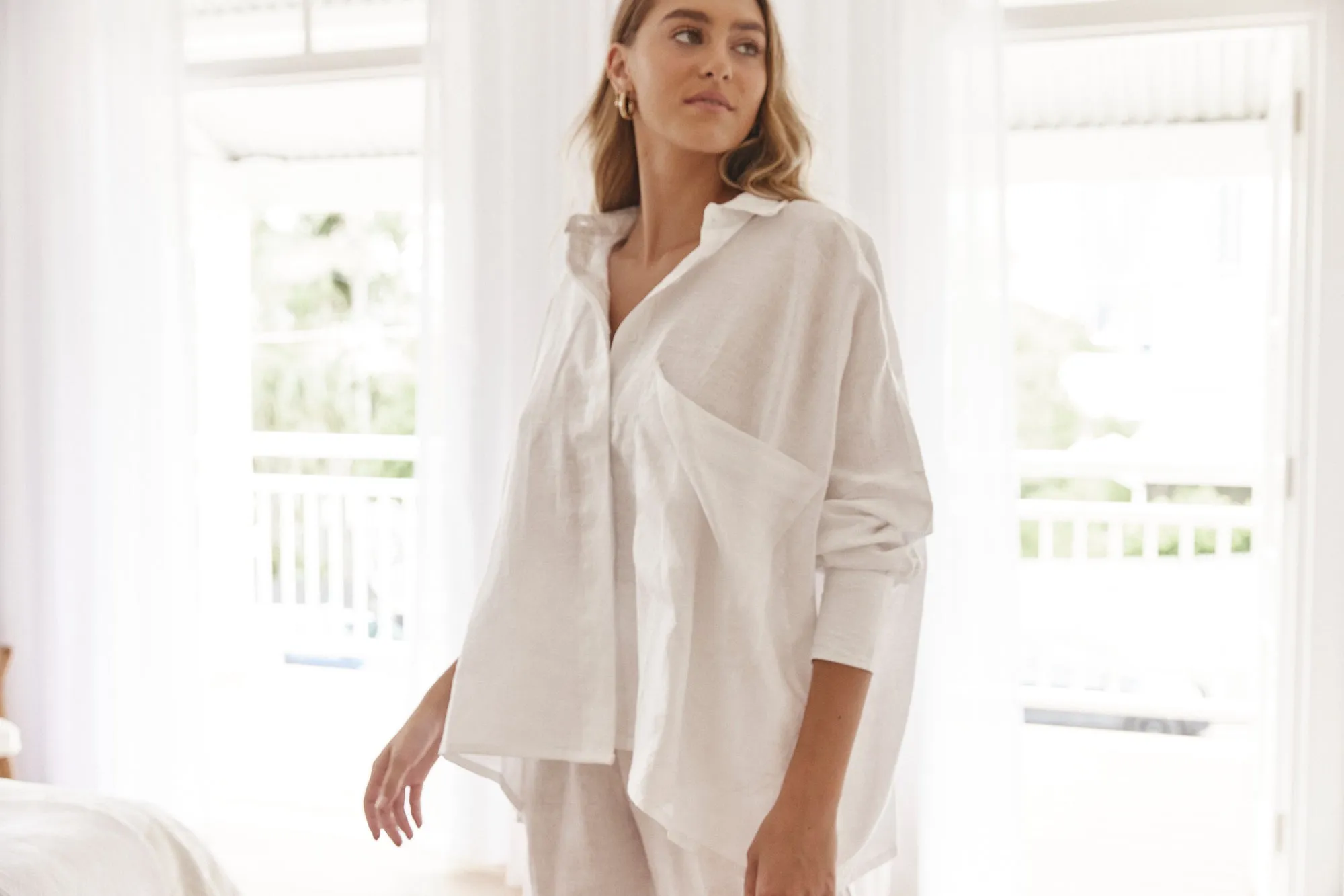 The Cate Shirt - Linen