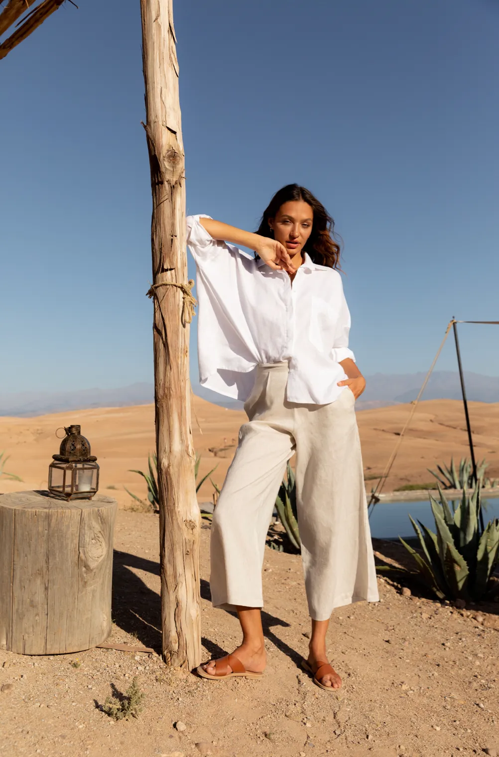 The Cate Shirt - Linen