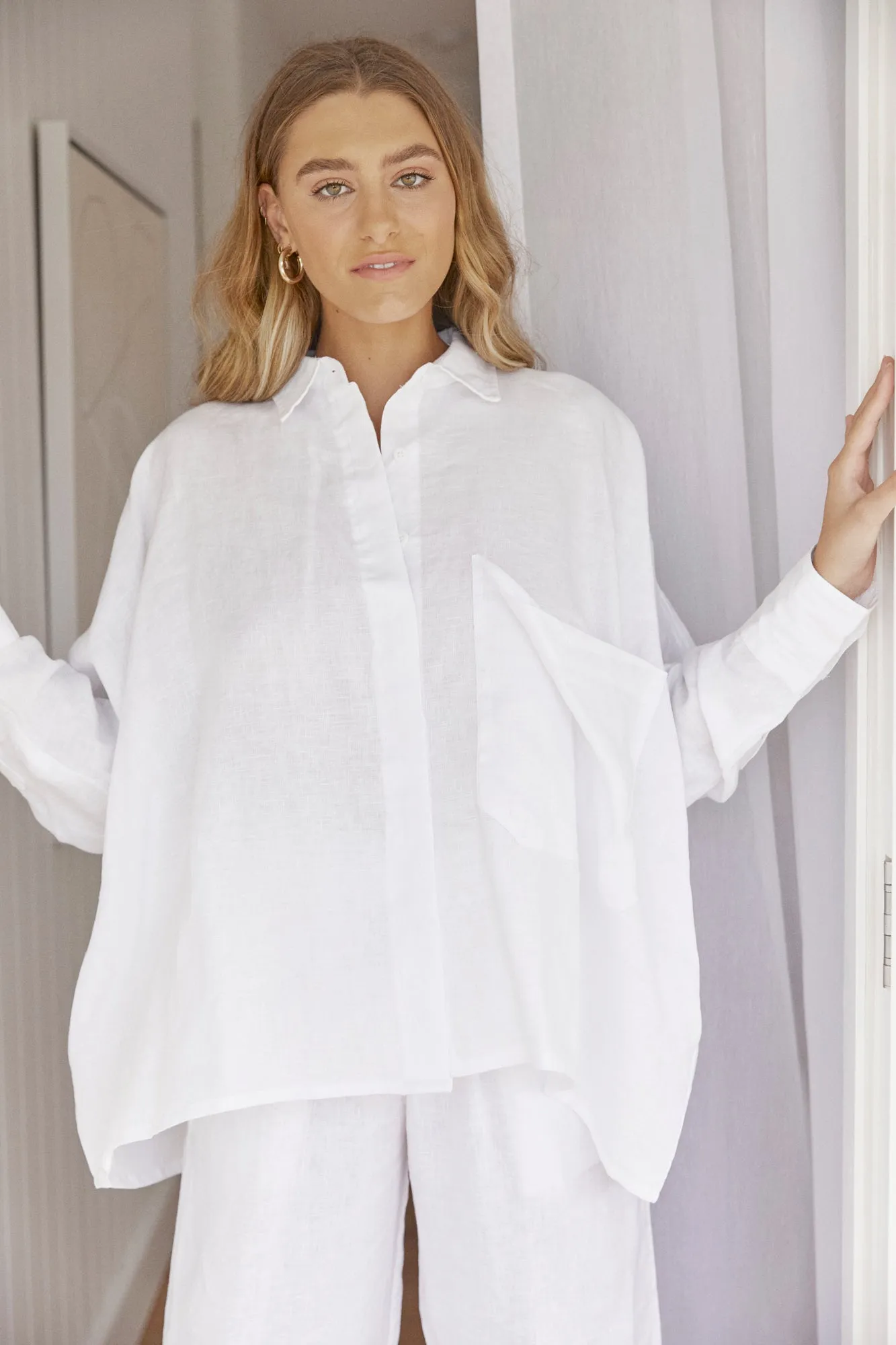 The Cate Shirt - Linen