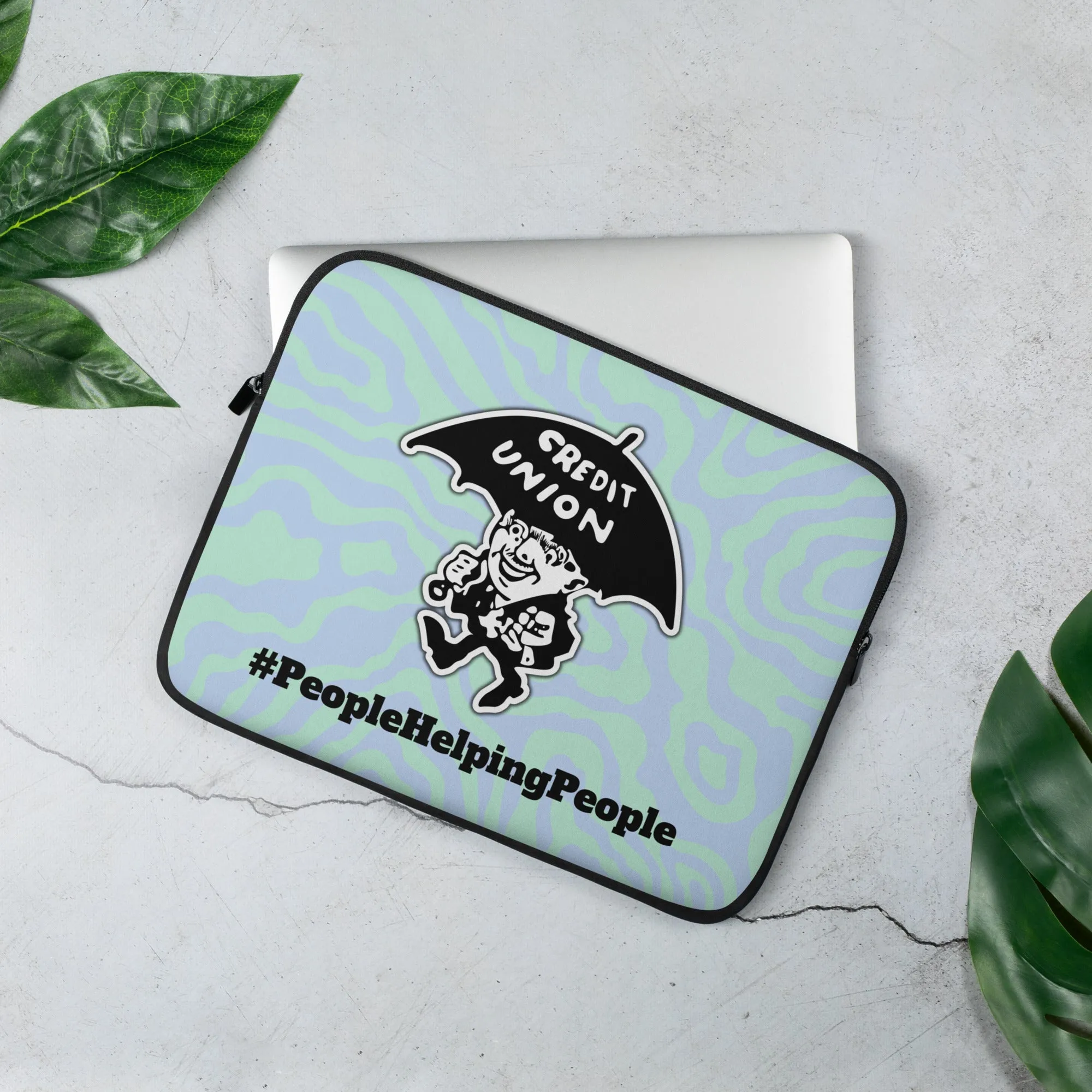 Umbrella Man Laptop Sleeve (13” & 15”) – Tie Dye