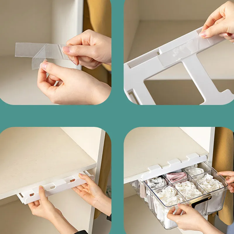Under Shelf Drawer Pull Out Organiser-1 Grids