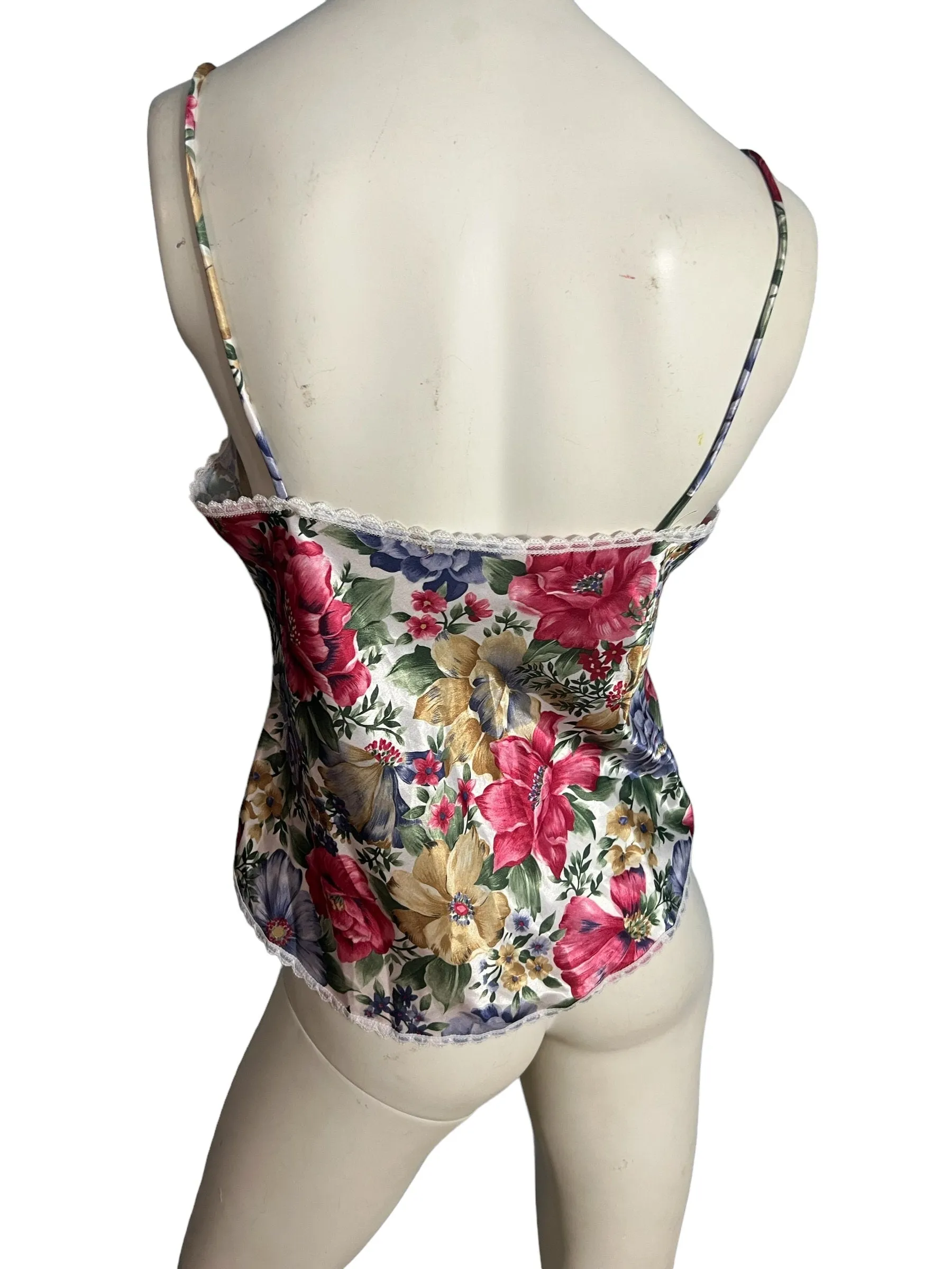 Vintage 80's floral camisole M