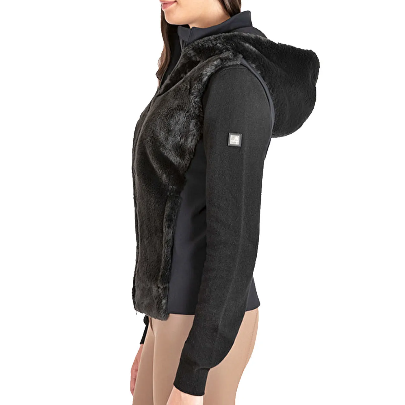 WOMEN&#x27;S FAUX FUR WAISTCOAT EQUILINE