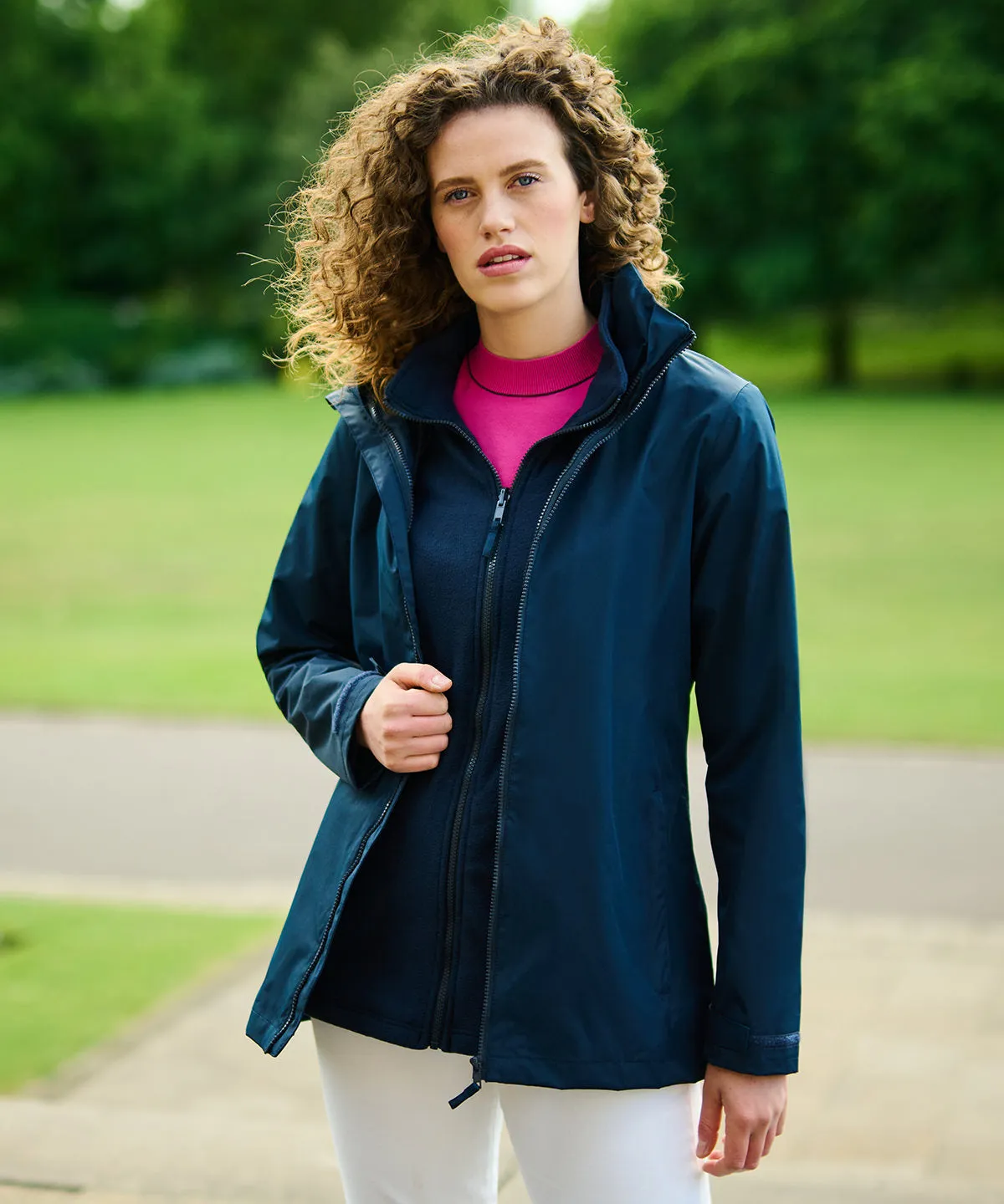 Womens classic 3-in-1 jacket | Black