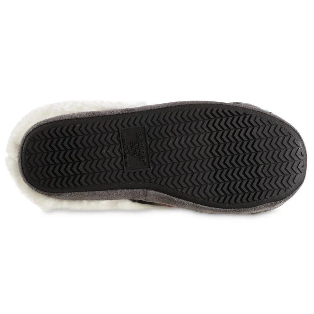 Women's Plaid Page Hoodback Slippers